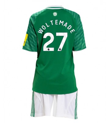 Newcastle United Nick Woltemade #27 Udebanetrøje Børn 2025-26 Kortærmet (+ Korte bukser)
